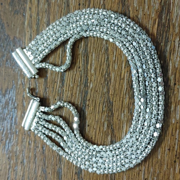 Vintage Jewelry - Itaor 925 Italy 5 Strand Bracelet